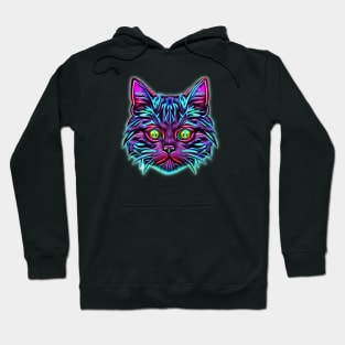 Neon Cat! Hoodie